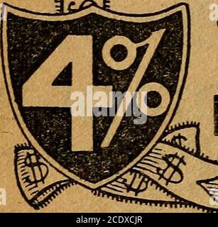 . Turner's North Carolina almanac : für das Jahr unseres Herrn ... . UND ZAHLEN SIE VIER Prozent Zinsen auf Geld bei uns in unserer Sparabteilung First National Bank mm hinterlegt, Stockfoto