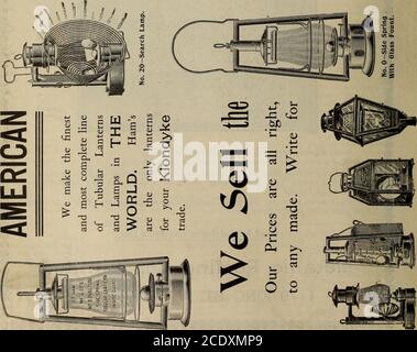 . Hardware Merchandising Januar-Juni 1898 . Stockfoto