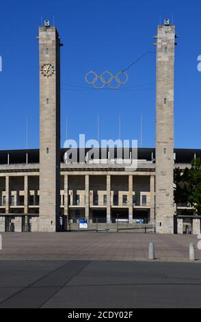 Olympiastadion Berlin Stockfoto