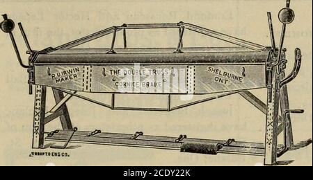 . Hardware Merchandising Januar-Juni 1898 . SETTERSWILL VERÄRGERTE REIFEN einige Maschinen, die als Upsetter 3 verkauft werden, werden nicht. Vielleicht verdienen Sie so viel Geld auf den Verkauf eines nutzlosen Upsetter wie auf einem guten^ eins, aber Ihr Kunde nicht. Er * will keine Maschine, weil es ein Upsetter genannt wird; er will eine Maschine, um Reifen zu verärgern Verkaufen Sie ihm eine unserer. ES LOHNT SICH, DIE BESTEN WERKZEUGE ZU VERKAUFEN A. B. JARDINE & CO. HESPELER, ONT. ALEXANDER GIBB Hersteller Agent und Metal Broker 22 St. John Street, Montreal. Vertretung britischer und amerikanischer Hersteller vonTinplate*. TinnedSheets, Terne Platts, Kanada. Platten Gal-Vaniz Stockfoto