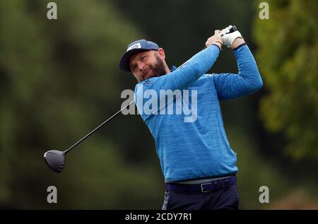 Englands Andy Sullivan am vierten Tag der ISPS HANDA UK Championship am Belfry, Sutton Coldfield. Stockfoto