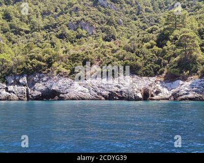 Küste von Kuşadası Stockfoto