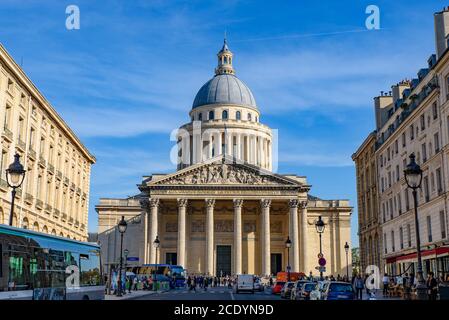 Pantheon, ein Denkmal im Quartier Latin in Paris, Frankreich Stockfoto