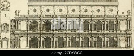 . Descrizione dell' arco trionfale e della illuminazione fatta nella pubblica piazza di Vicenza la notte 12 novembre 1758 per la gloriosissima esaltazione alla dignità cardinalizia di Sua Eminenza Reverendissima signor Antonio Marino Priuli, vescovo della medesima città, dedicata agl' illustrissimi SIG. deputati di Vicenza . C ;V zj? V- y.-t a &gt; ? ccti/itù ? .» -. 9 T. Ili wk T III Stockfoto