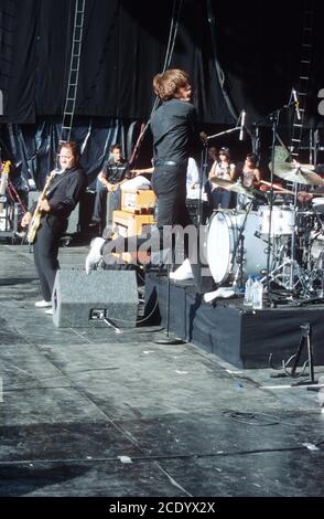 The Hives, Reading Festival 2002, Reading, England, Vereinigtes Königreich. Stockfoto