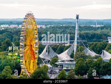 Sommerfest im Olympiapark, München, Bayern, Deutschland, Europa Stockfoto