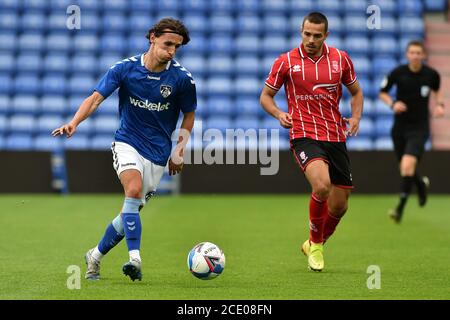 OLDHAM, ENGLAND. SAMSTAG, 29. AUGUST 2020 Oldham Athletic's Callum Whelan während der Pre-Season Freundschaftsspiel zwischen Oldham Athletic und Lincoln City im Boundary Park, Oldham. (Kredit: Eddie Garvey, Mi News) Kredit: MI Nachrichten & Sport /Alamy Live Nachrichten Stockfoto