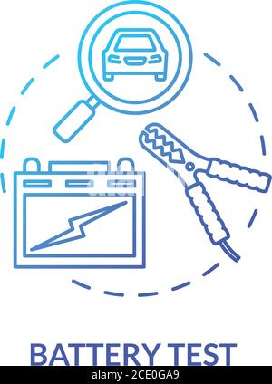 Symbol „Reifen und Bremsen prüfen“ Stock Vektor