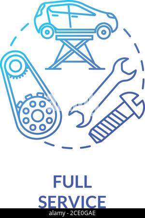 Unter Fahrzeugkonzept-Symbol Stock Vektor