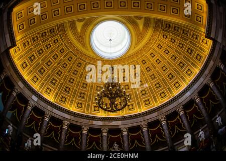 United States Capitol Deckengemälde des (United States Capitol) Stockfoto