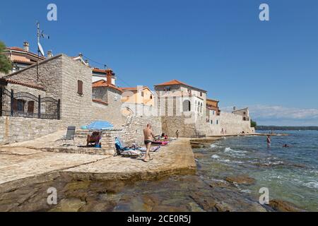 Meer, Novigrad, Istrien, Kroatien Stockfoto