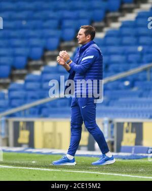 Chelsea-Manager Frank Lampard während der Pre Season Freundschaftsspiel zwischen Brighton und Hove Albion und Chelsea im Amex Stadium , Brighton , 29 August 2020 . Stockfoto
