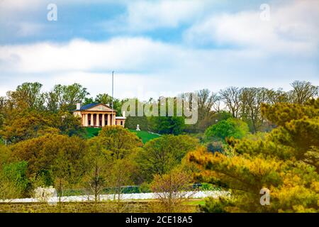 Arlington Friedhof und Haus des Robert E. Lee Memorial in der Nähe von Washington DC Stockfoto