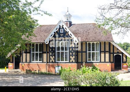 The Old Warden Village Hall, Old Warden, Bedfordshire, England, Vereinigtes Königreich Stockfoto