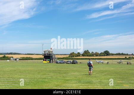 Suttleworth Aerodrome, Suttleworth Estate, Old Warden, Bedfordshire, England, Großbritannien Stockfoto