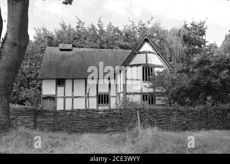 16. Jahrhundert, Stadthaus, Bromsgrove Worcestershire. 16. Jahrhundert Holzbau um 16. Jahrhundert Bromsgrove, England, Großbritannien, Worcester, England, Stockfoto