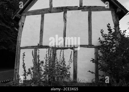 16. Jahrhundert, Stadthaus, Bromsgrove Worcestershire. 16. Jahrhundert Holzbau um 16. Jahrhundert Bromsgrove, England, Großbritannien, Worcester, England, Stockfoto