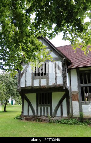 16. Jahrhundert, Stadthaus, Bromsgrove Worcestershire. 16. Jahrhundert Holzbau um 16. Jahrhundert Bromsgrove, England, Großbritannien, Worcester, England, Stockfoto