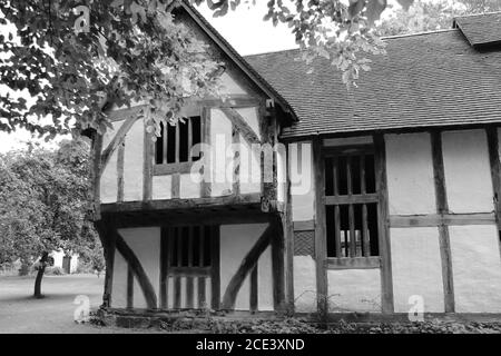 16. Jahrhundert, Stadthaus, Bromsgrove Worcestershire. 16. Jahrhundert Holzbau um 16. Jahrhundert Bromsgrove, England, Großbritannien, Worcester, England, Stockfoto