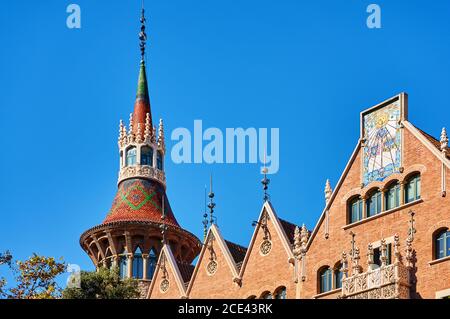 Casa de Les lesPunxes in Barcelona, Spanien Stockfoto