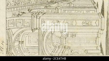 . Lettres sur l'Italie, écrites en 1785 . %. SUR L ITALIE. 1 29 CE Monument est un des plus éten-dus quon connaisse. Il sépare en deuxle mont Yalican ; il couvre le cirquede Néron, sur lequel il est fondé ; ilachève de fermer, entre Rome et luni-vers , la célèbre voie triomphale. Rien ne peut rendre ce ravissementqui saisit lame lorsquon entre dansléglise de Saint-Pierre , pour la pre-mière fois ; Lorsquon se trouve sur cepavé étendu, parmi ces piliers énor-]nes , devant ces colonnes de Bronze ,à laspekt de tous ces tableaux, de toutesces Statuen , de tous ces mausolées, de tous ces autels , e Stockfoto