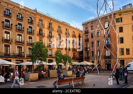 Gotisches Viertel in Barcelona, Spanien Stockfoto