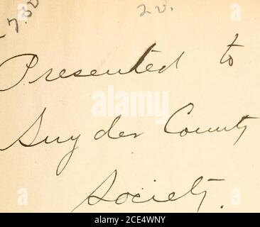 . Snyder County Annals : eine Sammlung aller Arten von historischen Gegenständen, die Snyder County von der Siedlung der ersten Pioniere in diesem Abschnitt, um die Namen der Soldaten im Weltkrieg, 1917-19. /XL^snydercountyanna01wage Stockfoto