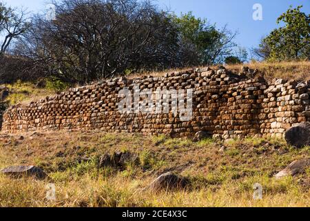 Khami Ruinen, alte Hauptstadt der Torwa-Dynastie, Vorort von Bulawayo, Simbabwe, Afrika Stockfoto
