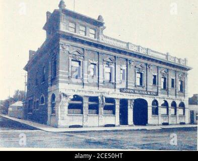 . Kanadischer Lebensmittelhändler April-Juni 1920 . ZWEIGSTELLE IN KITCHENER ZWEIGSTELLE IN BELLEVILLE Stockfoto