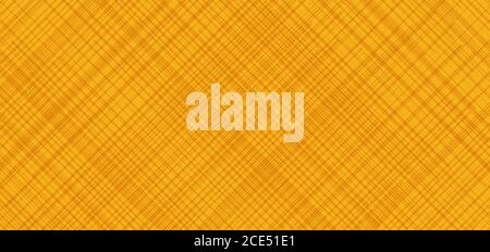 Banner Web Vorlage abstrakte diagonale Gitter Linien Muster gelben Hintergrund. Scratch Textur halloween Stil. Vektorgrafik Stock Vektor