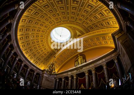 United States Capitol Deckengemälde des (United States Capitol) Stockfoto