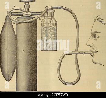 . Der medizinische und chirurgische Reporter . MÄNTEL. AUS GEBLEICHTEM BOHREN; SCHRUMPFT BEIM WASCHEN NICHT. 1.25 Dollar je 5 Dollar 7-oo pro y2 Dutzend. ™ Einzelmäntel per Post, 15 Cent zusätzlich. HIRSH, FRANK & CO., 31 North Third St., Philadelphia. 4E3bei der Bestellung Brustmaß und Ärmellänge ab der Mitte des Rückens senden. VIII MEDIZINISCHE UND CHIRURGISCHE REPORTER. INHALATIONSGERÄT FÜR DIE THERAPEUTISCHE VERABREICHUNG VON SAUERSTOFF.. Bei der Behandlung von Lungenproblemen durch Sauerstoff wird seine Ausstellung durch Inhalation bevorzugt. Die hier dargestellte Vorrichtung ist eine Modifikation des Nitrosoxidgerätes, das wir zur Verfügung gestellt haben f Stockfoto