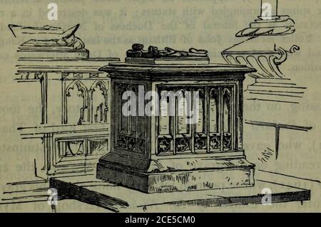 . Walks in London . Stafford (1762), umgeben von den Quarterings der Stafford Familie, die durch zehn verschiedene Ehen aus dem königlichen Blut von Frankreich und England herabkommen.der Epitaph erzählt, wie sein Herz war ganz groß und edel wie hishigh Abstieg; faitiful zu seinem Gott; ein Liebhaber seines Landes; Eine Relation Torelations : ein Schmäher der Abschreckung ; ein Freund zu manlcind. KAPELLE ST. EDMUND, 259 * Wilhelm von Windsor und Blanche des Turms (1340), Kinder Edward III.. Ein winziges Altargrab trägt ihre Bildnis-theboy in einem kurzen doublet, mit fließendem Haar, das durch ein Band eingekreist wird; der Girlin s Stockfoto