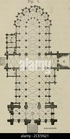 . Eléments d'archéologie chrétienne . lisede Saint-Pierre, à Lou-vain, que nous donnonsci-contre, offre un belexemple de cette modi-fication. Les chapellessont établies sur planrectangulaire entre lescontre-forts; elles sem-blent former, en quel-que Sortieren, un secondcollatéral à côté du pre-mier. A la même épo-que, on ajouta souvent,à des édifices du xiii®siècle, le long des nefs Plan de léglise de Saint-Pierre, à Louvain. Latérales, des chapelles(Première moitié du xve siècle.) construites en dcliors du Plan primitif (églises de Notre-Dame, à Tongres, deSaint-Paul, à Liège, de Saint-Rombaut à Stockfoto