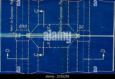 . Der praktische Aspekt der Ablenkmethode und ihre Anwendung auf das Design des Roosevelt Road Viadukts. FBE. Stockfoto
