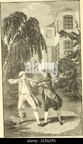 . Die Romane von Samuel Richardson. Komplett und ungekürzt . DIE TTTSTORY Ol HERR SAMUEL RICHARDSON MIT EINER EINFÜHRUNG VON WILLIAM LYON PHELP8Professor für Englische Literatur an der Yale CoUegw CJOMPLETE IN SIEBEN VOLUMESVOLUME TWOnovelsofsamuelri14rich Stockfoto