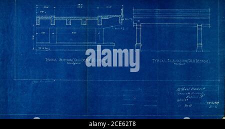 . Der praktische Aspekt der Ablenkmethode und ihre Anwendung auf das Design des Roosevelt Road Viadukts. /Kioufimr/DL^unter /yf:^}i^.^^. P/c7^C^C:^ y&:/ -^^ £^A^S;&gt;^^.ja^r^j -JJ/ - Fi Stockfoto