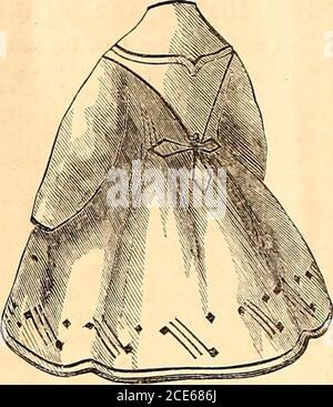 . Demorest's Illustrated monatlich und Mme Demorest's Spiegel der Mode, 1865. April . Stockfoto