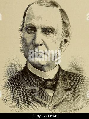 . Abendpost jährlich, biographische Skizzen [mit Porträts] der Staats-Offiziere, Vertreter im Kongress, Mitarbeiter des Gouverneurs, und Senatoren und Mitglieder der Generalversammlung des Staates Connecticut . n, verstärkt mit viel nach Erfahrung. In 1875er wurde zum Schulfonds Kommissar gewählt, towhich Büro wurde er 1878 wiedergewählt, und war Mitglied des Hauses in 1870-4-5. In den Jahren 1874-5er war Vorsitzender des Staatlichen Gefängniskomitees, und in 1870 ein Mitglied des Ausschusses onIncorporations. Im Alter von siebzehn Jahren ging er als Schreiber nach New York, aber seine gegenwärtige Besetzung ist die eines Bauern. Ein s Stockfoto