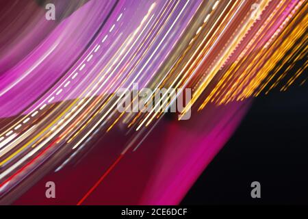 Abstrakte Lichter Bewegung Hintergrund Stockfoto