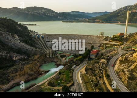 Embalse de Calanda in Spanien Stockfoto