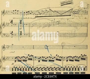 . Les noces de Jeannette; opéra-comique en un acte. Paroles de J. Barbier & M. Carré. Récitatifs (ad. Lib.) pour remplacer le Dialog . Stockfoto