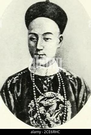 . Leben und Tod: Ein authentischer Bericht über den Tod von hundert gefeierten Männern und Frauen, mit ihren Porträts. TSF TSI, Dowager Emtress of China.. Stockfoto