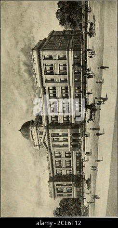 . Amerikanische Schule Gebäude Standards . HIGH SCHOOL IN GOSHEN, N. Y.Squires & Wynkoop, Architects, New York. 298. 299  n n Ji Stockfoto