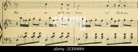 . Les noces de Jeannette; opéra-comique en un acte. Paroles de J. Barbier & M. Carré. Récitatifs (ad. Lib.) pour remplacer le Dialog . Stockfoto