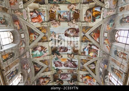 Sixtinische Kapelle, Vatikanstadt Sate Stockfoto