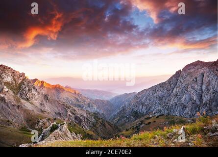 Chimgan Berge Stockfoto