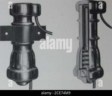 . Garton-Daniels und Keystone Blitzschutzgerät. . 00 Kunden durch ca. 20,000 Transformatoren; die Ergebnisse dieser Untersuchung decken, wie sie tut, einen Zeitraum von über acht Jahren, max vergebenals die neuesten und besten Informationen zu diesem Thema vorhanden. Diese Experimente haben zu den folgenden wichtigen Schlussfolgerungen geführt: (A) die ältere Praxis der Installation von Blitzableitern in regelmäßigen Abständen von vielleicht 2 oder 4 auf die Meile ist nicht eine zufriedenstellende Methode für den Schutz von Transformatoren auf dem modernen Verteilersystem.die Praxis Stockfoto