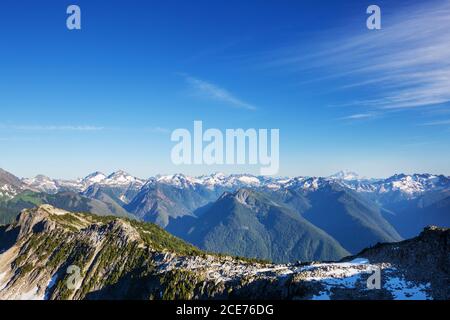 Berge in Washington Stockfoto