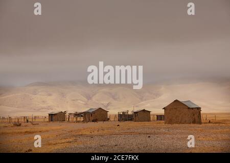 Dorf in Namibia Stockfoto